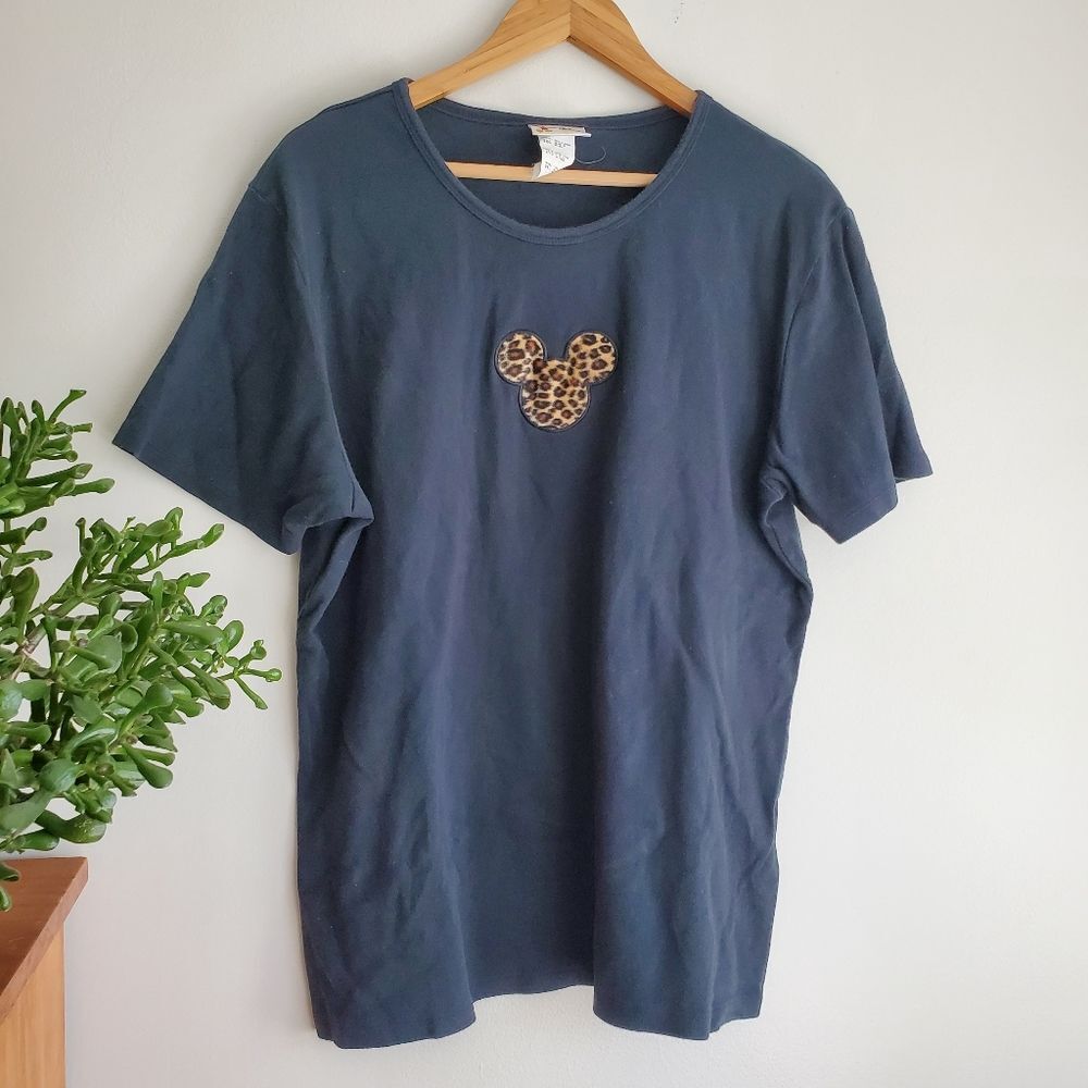 Walt Disney vintage black tshirt plus size 2xl
